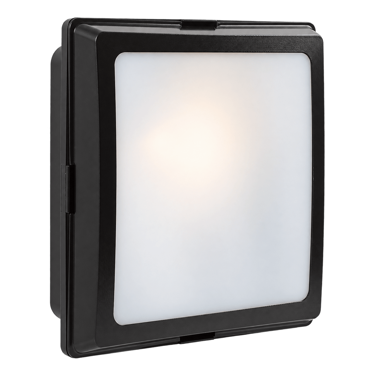Black Square ABS Bulkhead on transparent background