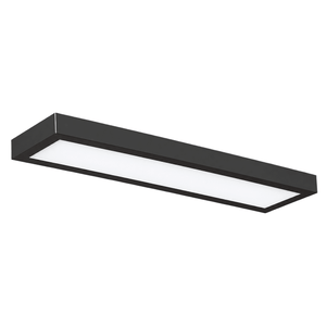 600 Surface Linear CCT LED Panel Light - Black — white background