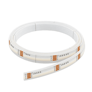 24V RGB and CCT LED striplight coil on transparent background