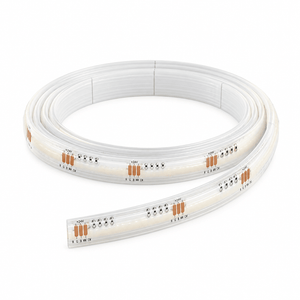 24V RGB and CCT LED striplight coil on white background