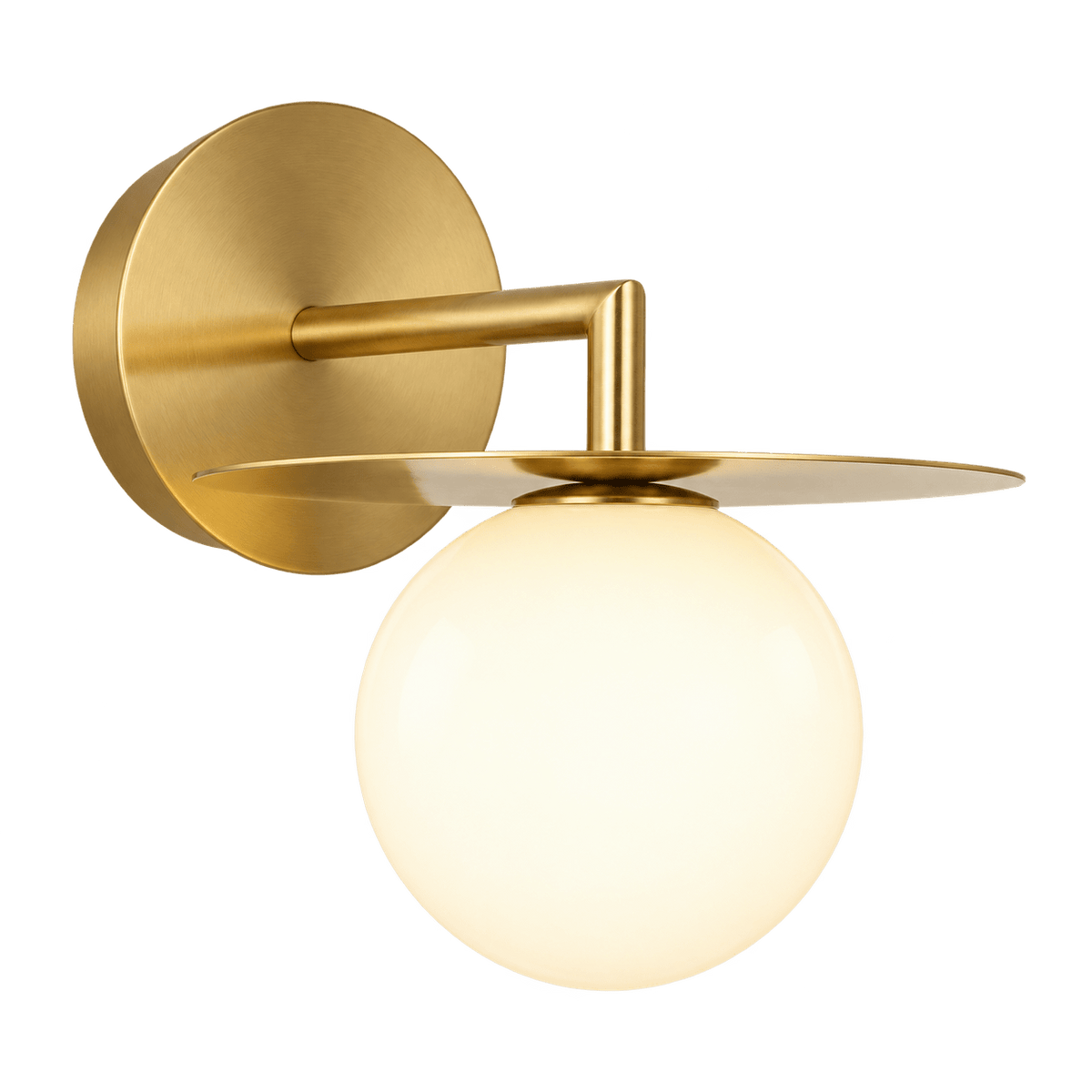 Catalina Gold Wall Light — transparent background