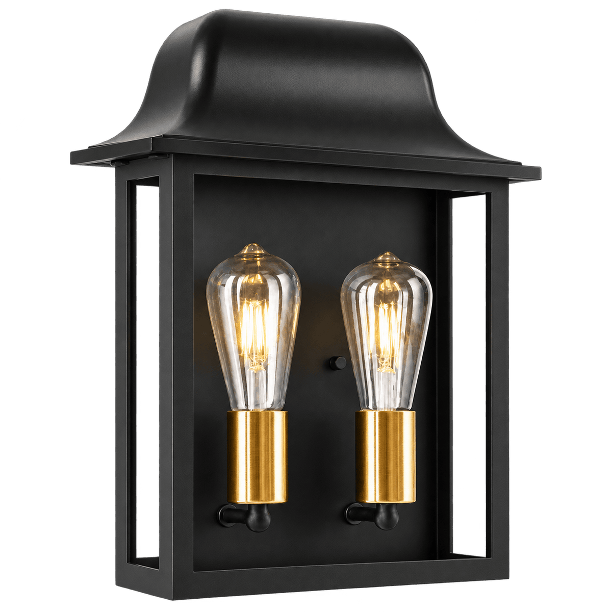 Centurion Double Outdoor Wall Light — transparent background