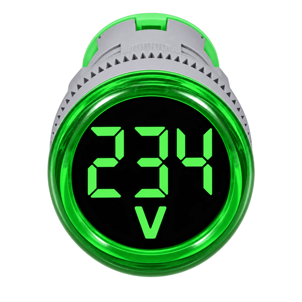 AC50 250–450V AC Voltage Display Meter – Green — transparent background