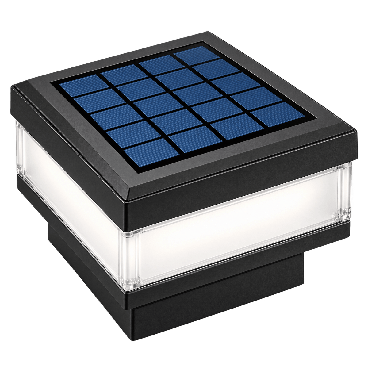 Solar CCT Pillar Top Light — transparent background