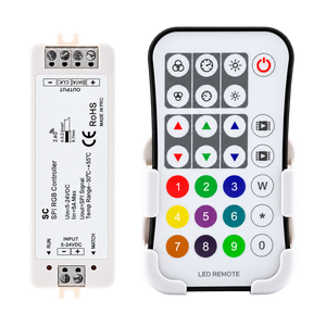 LED Strip Light - RF Remote with Receiver SPI DMX 1024 Pixels on a transparent background