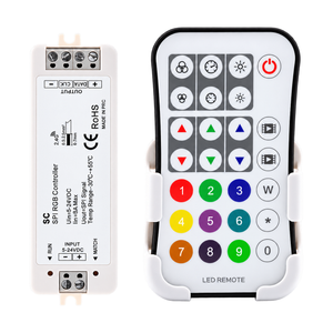 LED Strip Light - RF Remote with Receiver SPI DMX 1024 Pixels on a white background