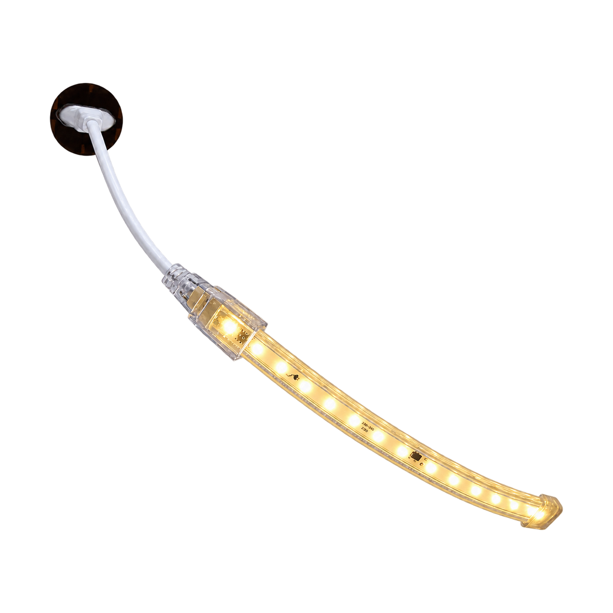 LED Strip Light - Power Cord for the 230V 10cm Cutting Strip on a transparent background
