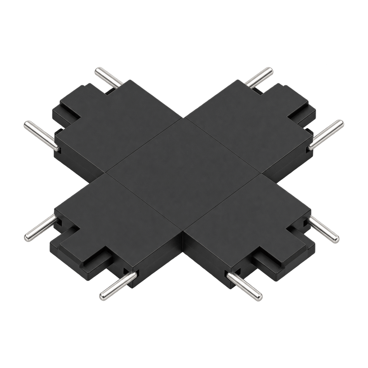 Magnetic Track Light System - Track Connector 4-Way — transparent background