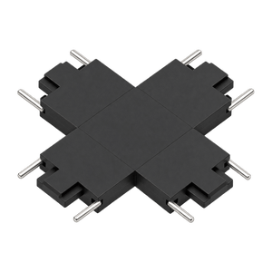 Magnetic Track Light System - Track Connector 4-Way — transparent background