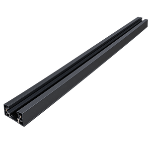 35W BAZUKA 3-wire Track - Black / 1m — transparent background