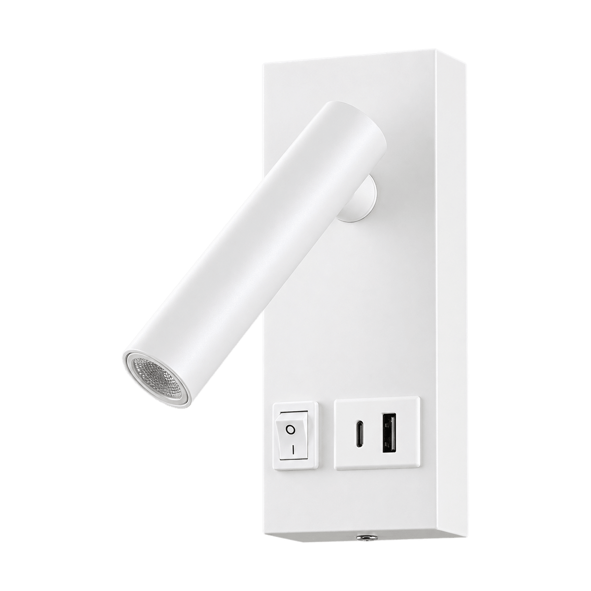 Kirk LED Reading Light - White — transparent background