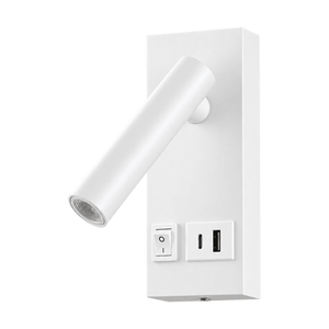 Kirk LED Reading Light - White — white background