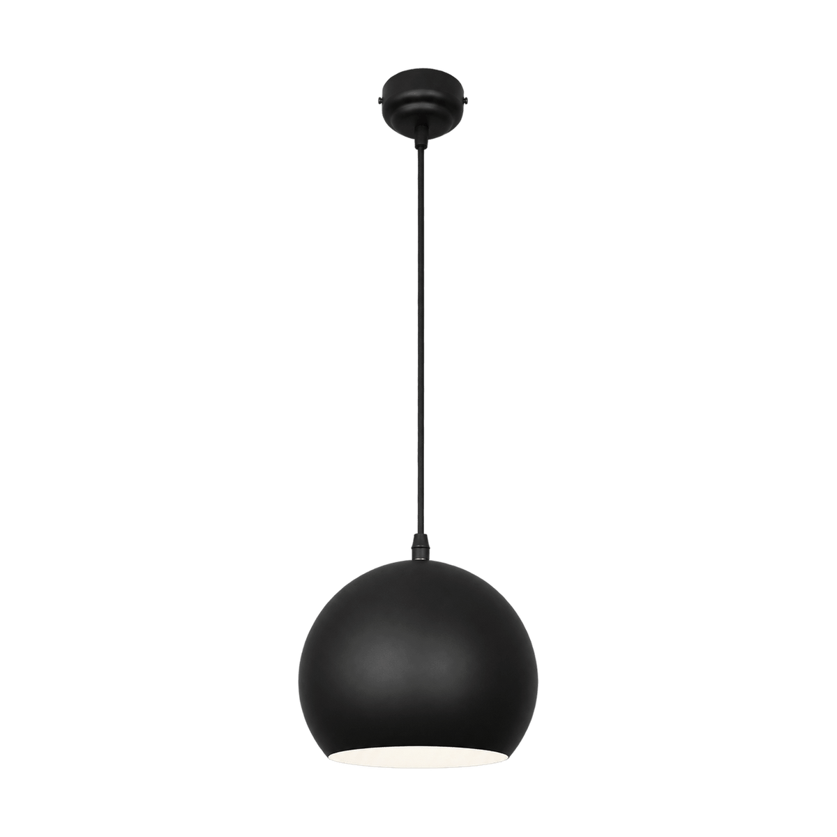 Louw Black Pendant Light — transparent background