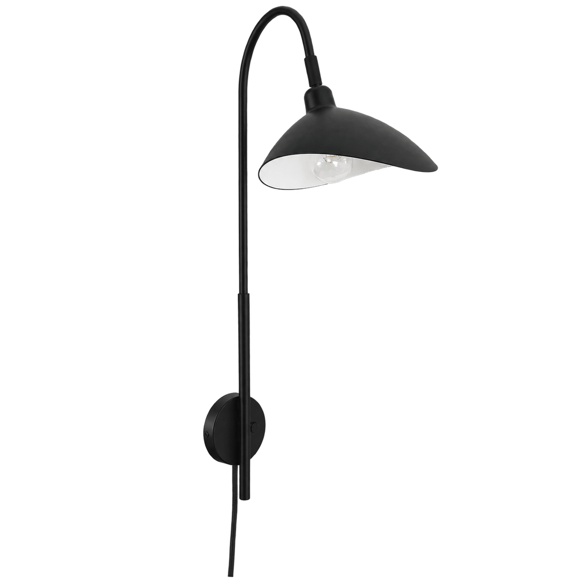Lotus Corded Wall Light — transparent background
