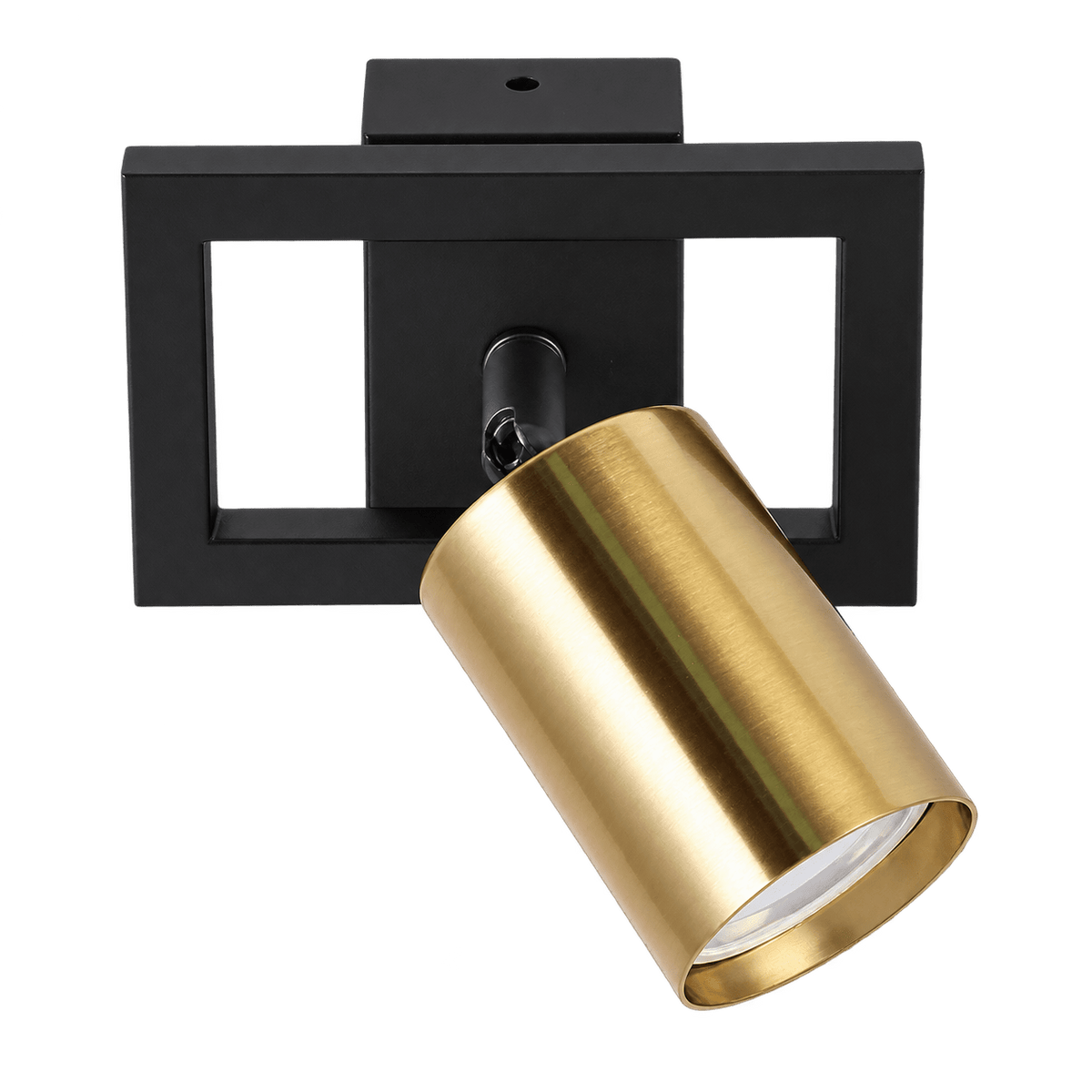 Sammi Black & Brass Spotlight - 1 Light — transparent background