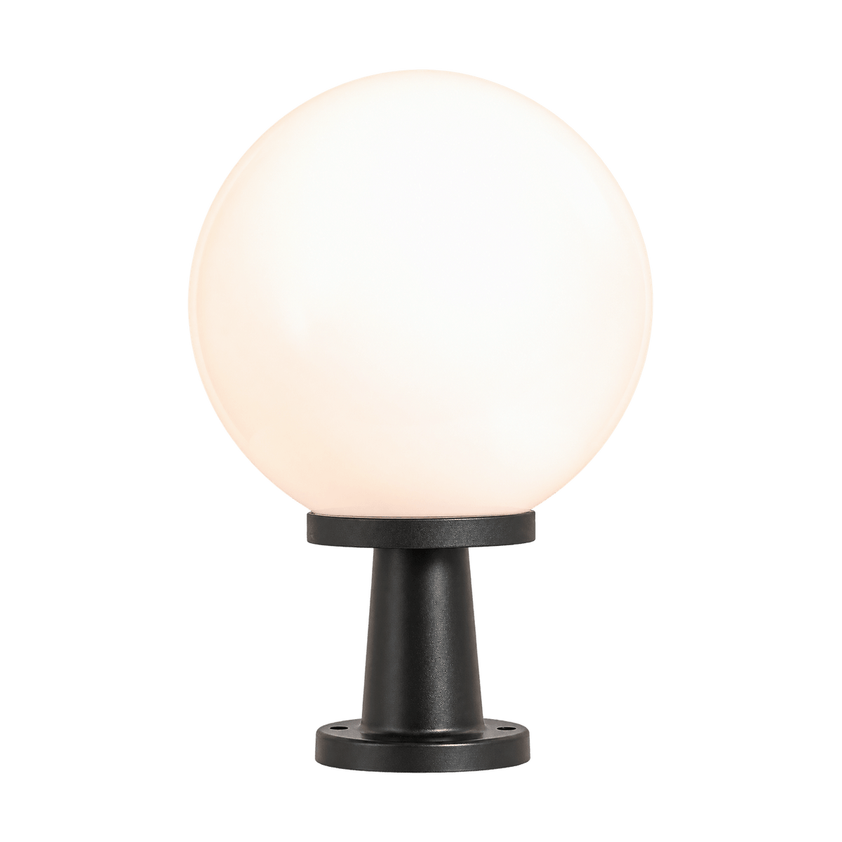 Round Opal Pillar Top Light — transparent background