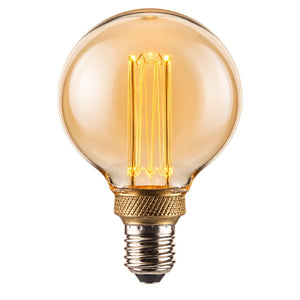 Decorative LED Bulb - G95 Glass Filament 1800K — white background
