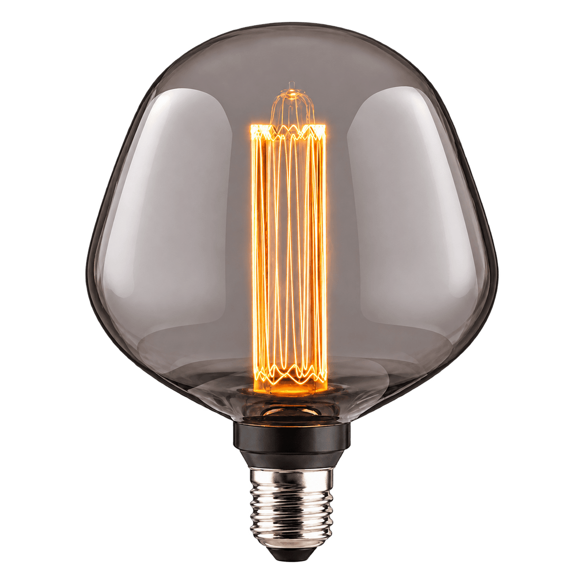 Decorative LED Bulb - G125 Pear Glass Filament Bulb — transparent background