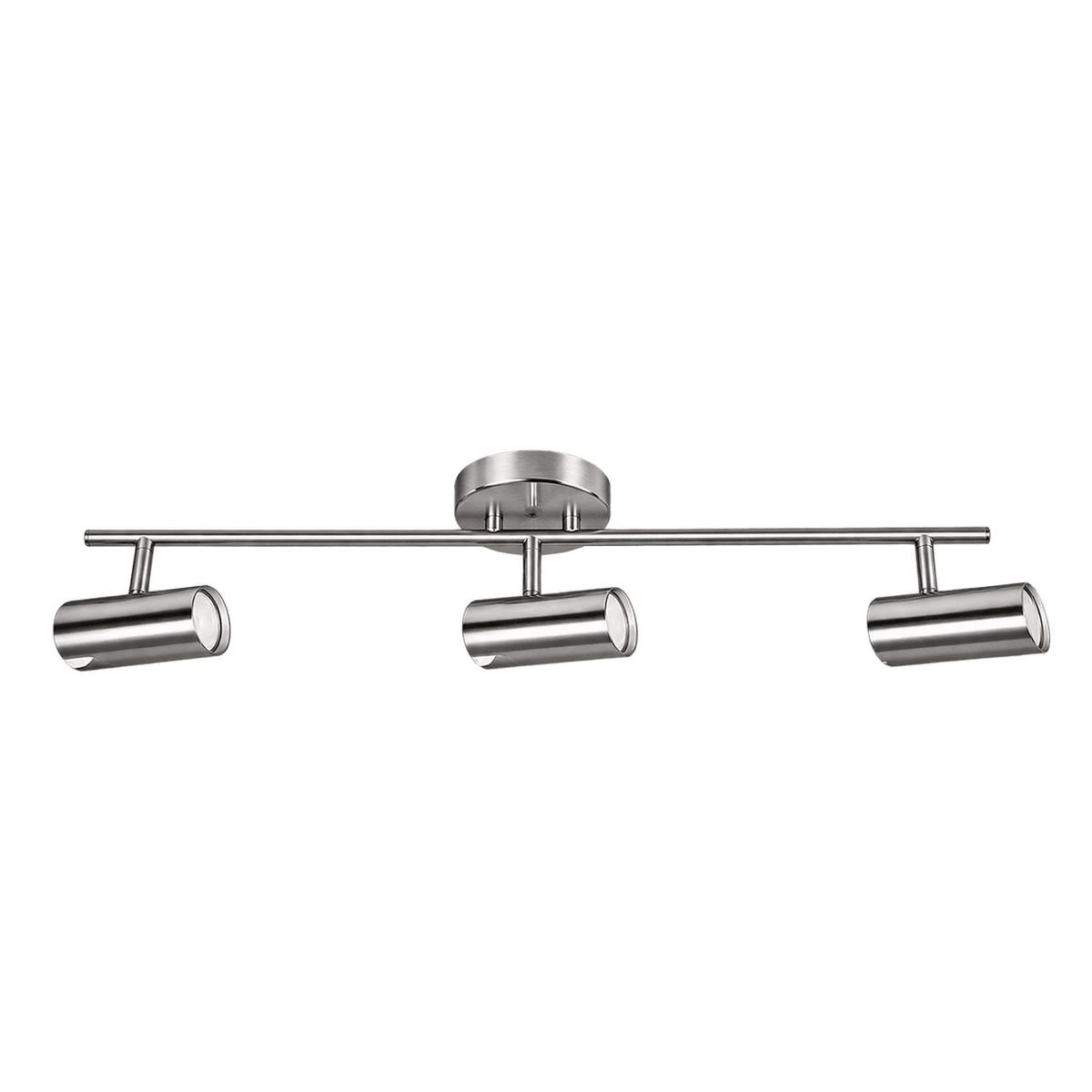 Satin Chrome 3 Light Spotlight — transparent background