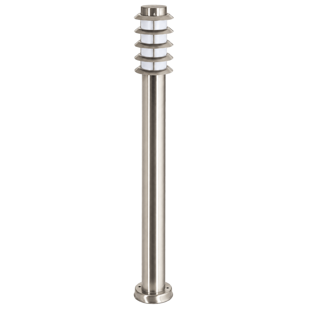 1050mm Stainless Steel Grid Bollard — transparent background