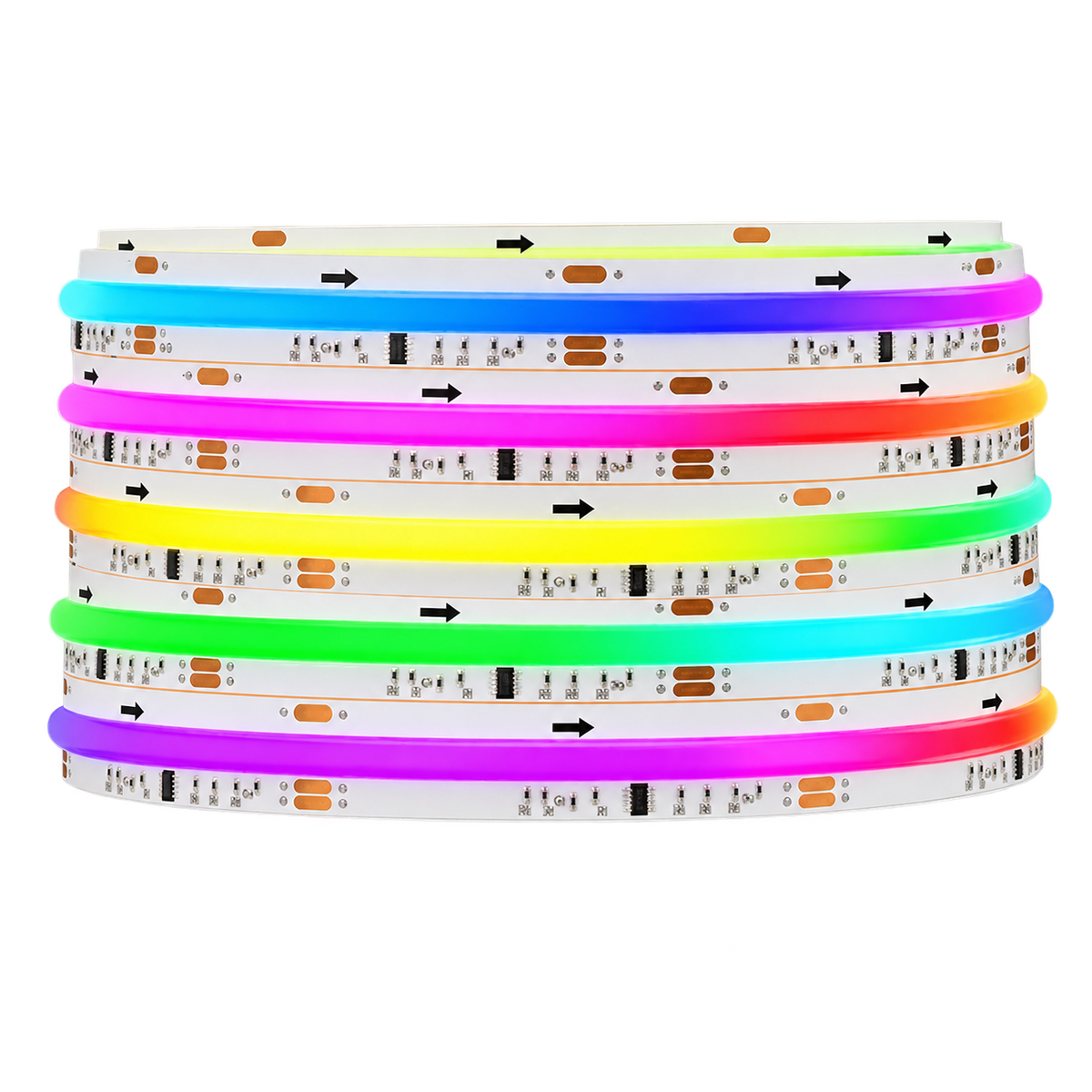 LED Smart Strip Light - Addressable 12V WS2811 720 LED 12W — transparent background