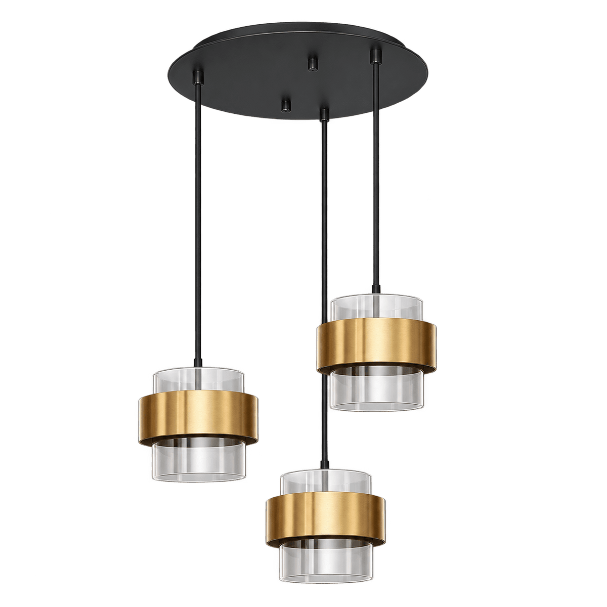 Bon Bon Trio Pendant Light — transparent background