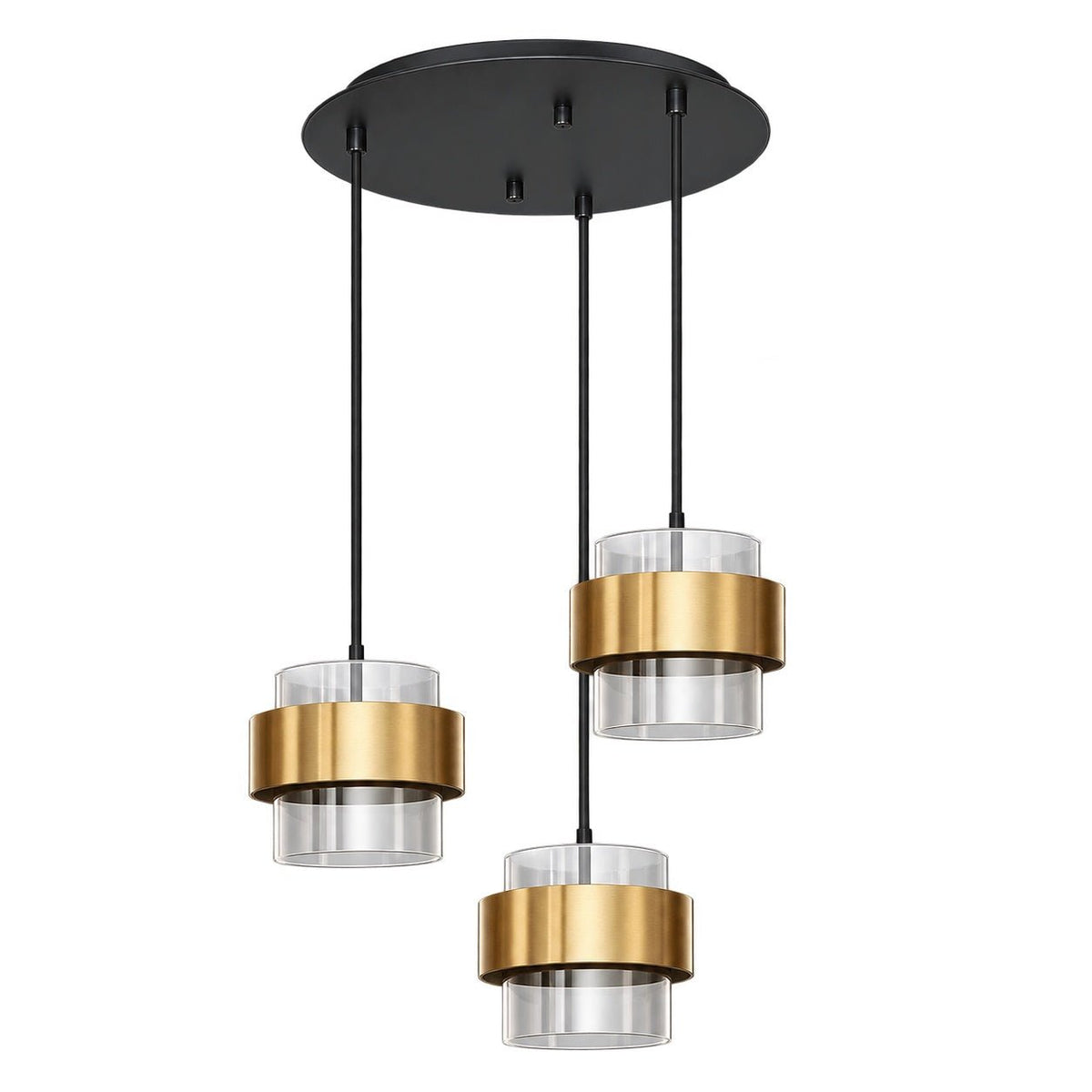 Bon Bon Trio Pendant Light — white background