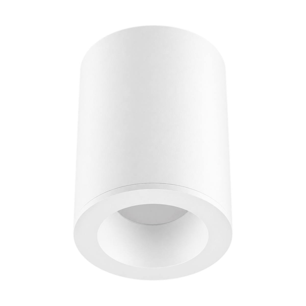 Alta IP65 Surface Mount Downlight Holder - White — transparent background