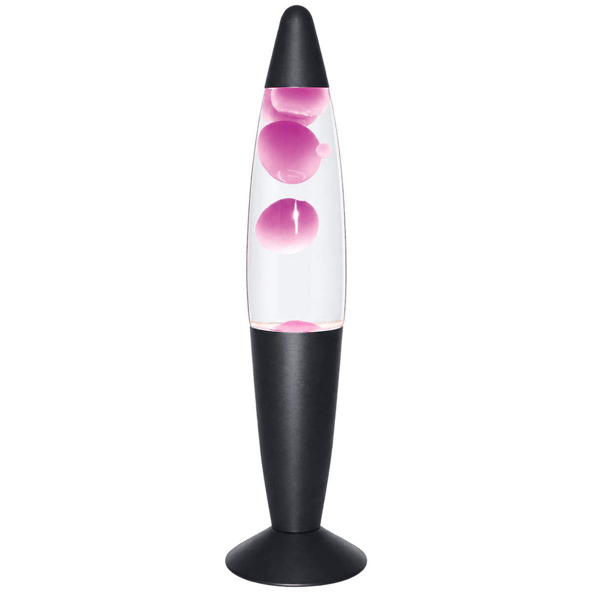 Pink & Black Lava Lamp — transparent background