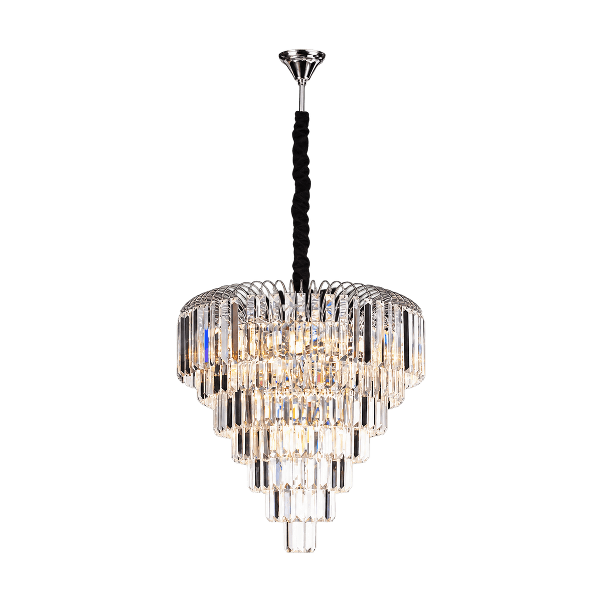 Sophia Large Crystal Chandelier on transparent background