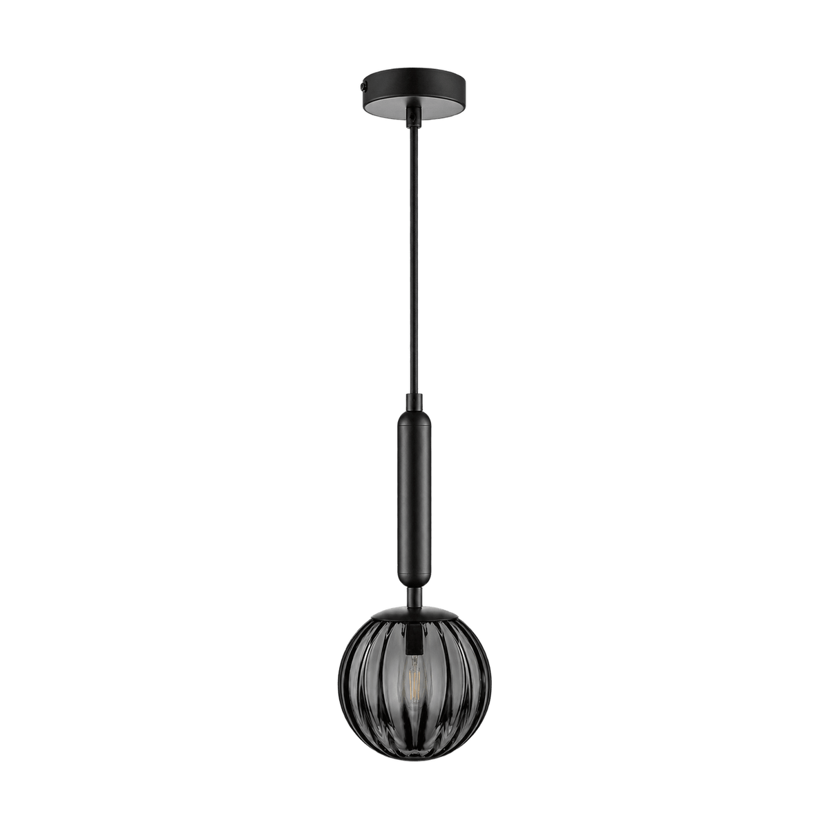 Fizz Pop Black Pendant Light on a transparent background