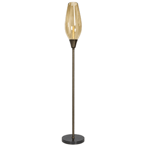Thembi Amber Glass Floor Lamp — transparent background