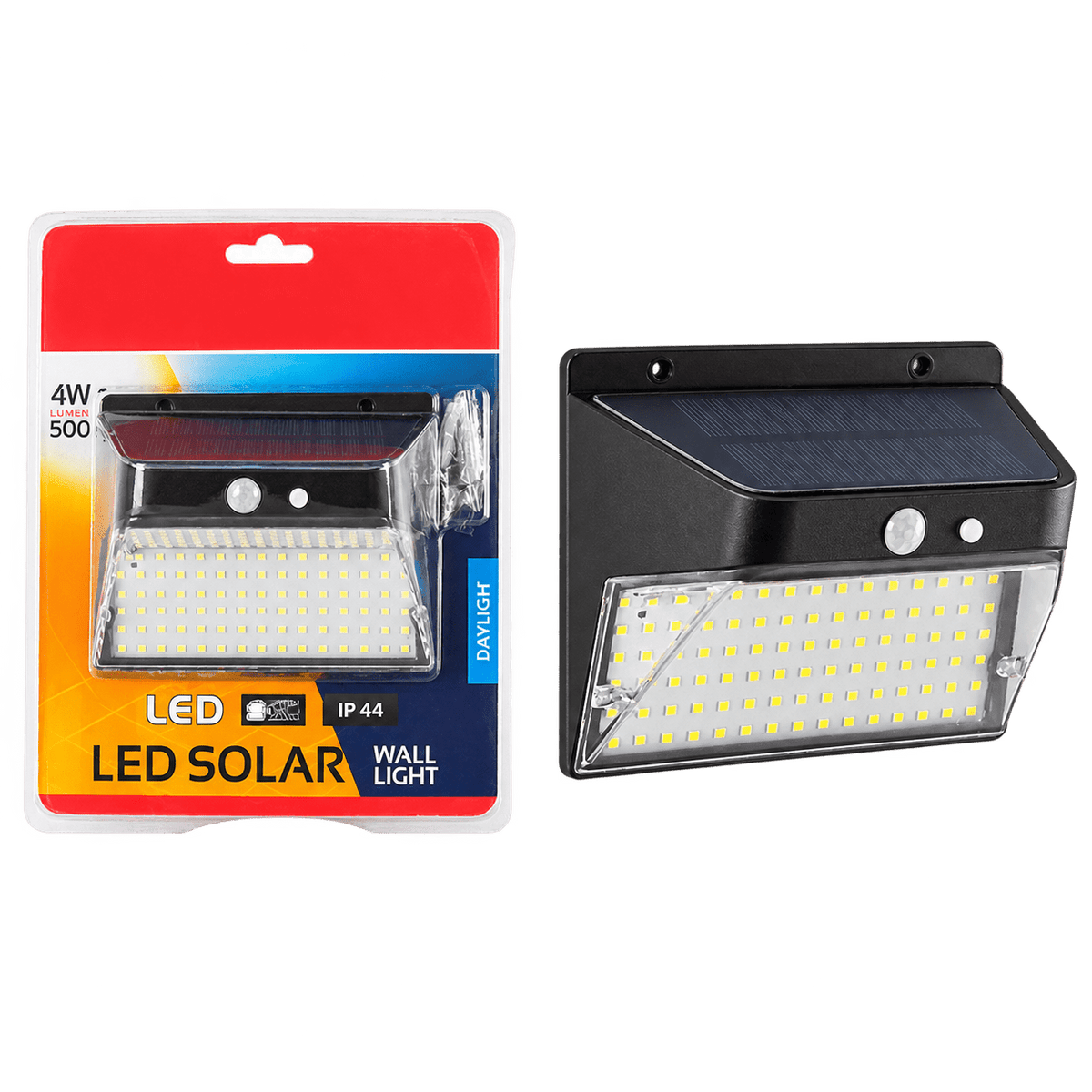 4 Watt Solar Wall Light — transparent background
