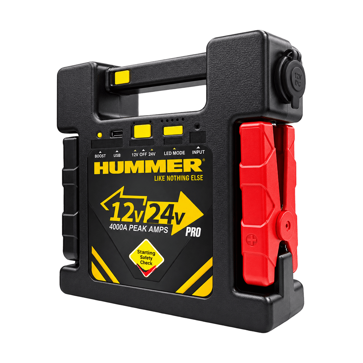 Hummer Jump Start 24V & 12V 27000mAh on a transparent background