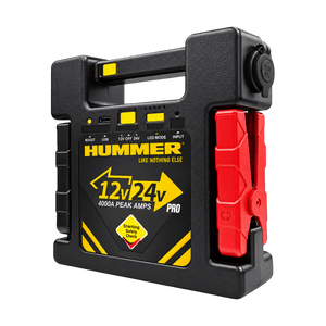 Hummer Jump Start 24V & 12V 27000mAh on a transparent background