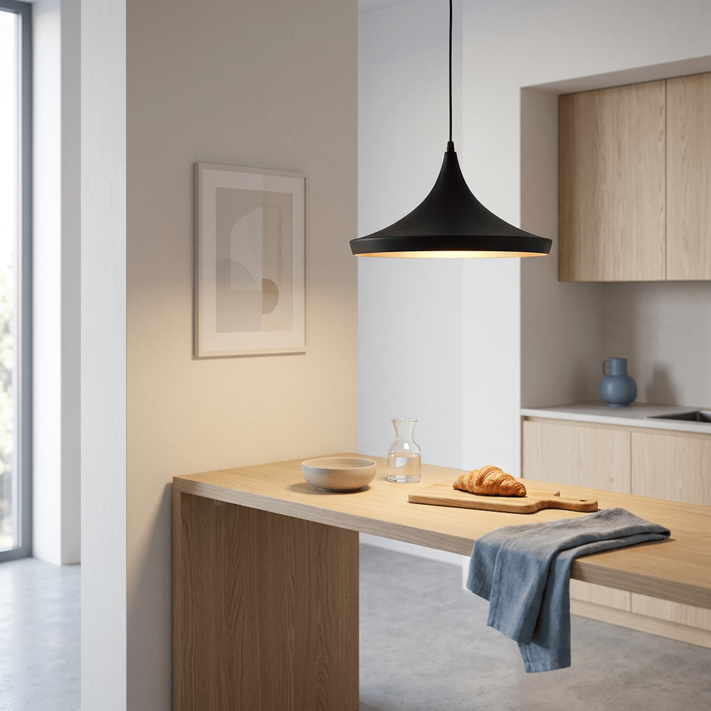 Schwin Black & Gold Pendant Light