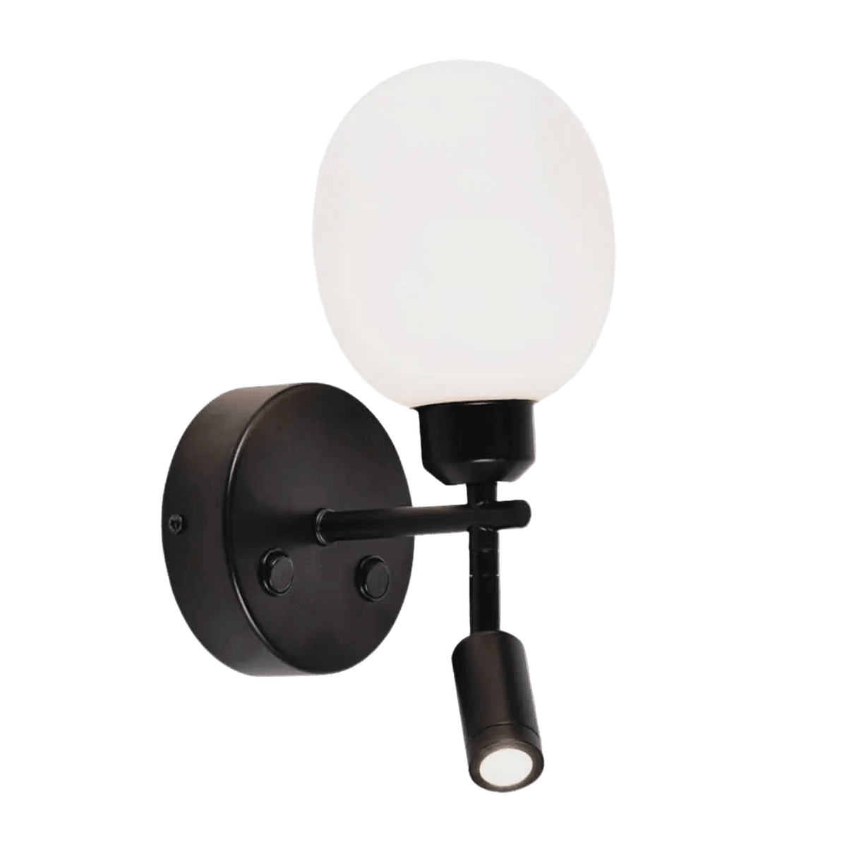 Noma Black Wall & Reading Light — transparent background