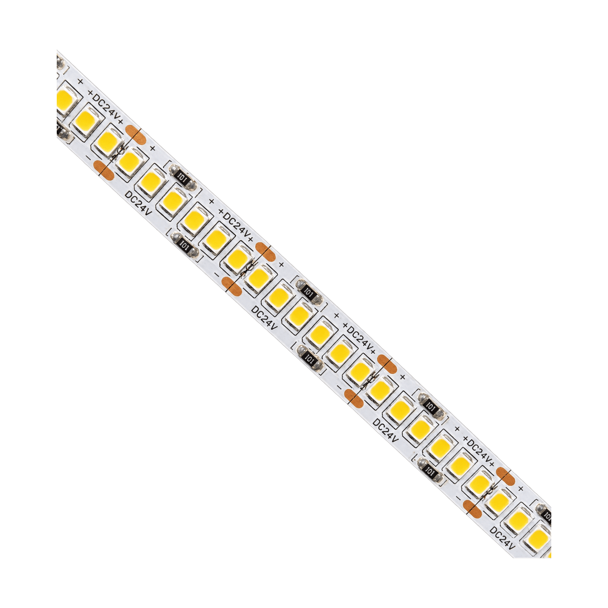 LED Striplight 12V - 16W Per Meter - Warm White (3000K) on a transparent background