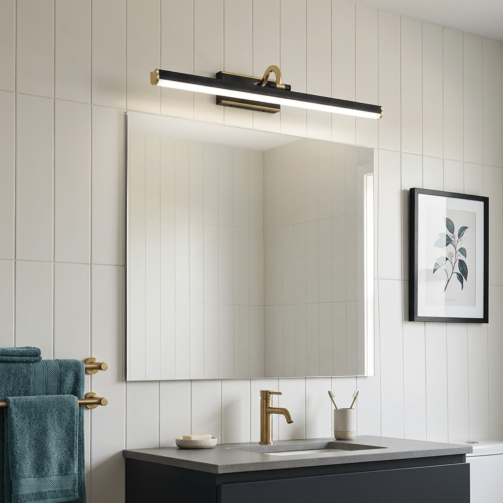 Black & Gold LED Picture / Mirror Light