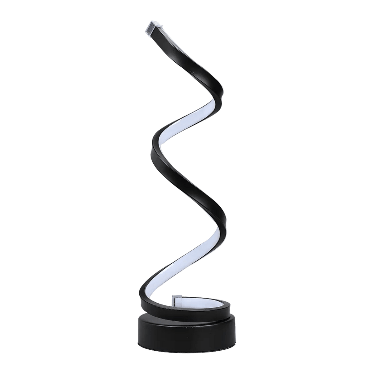 Dizzy LED Spiral Table Lamp — transparent background