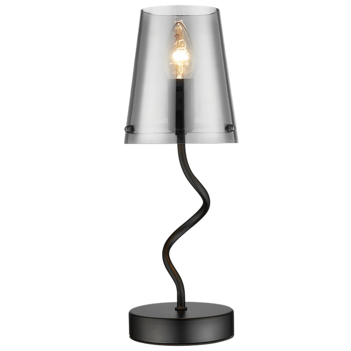 Calypso Smokey Table Lamp — white background