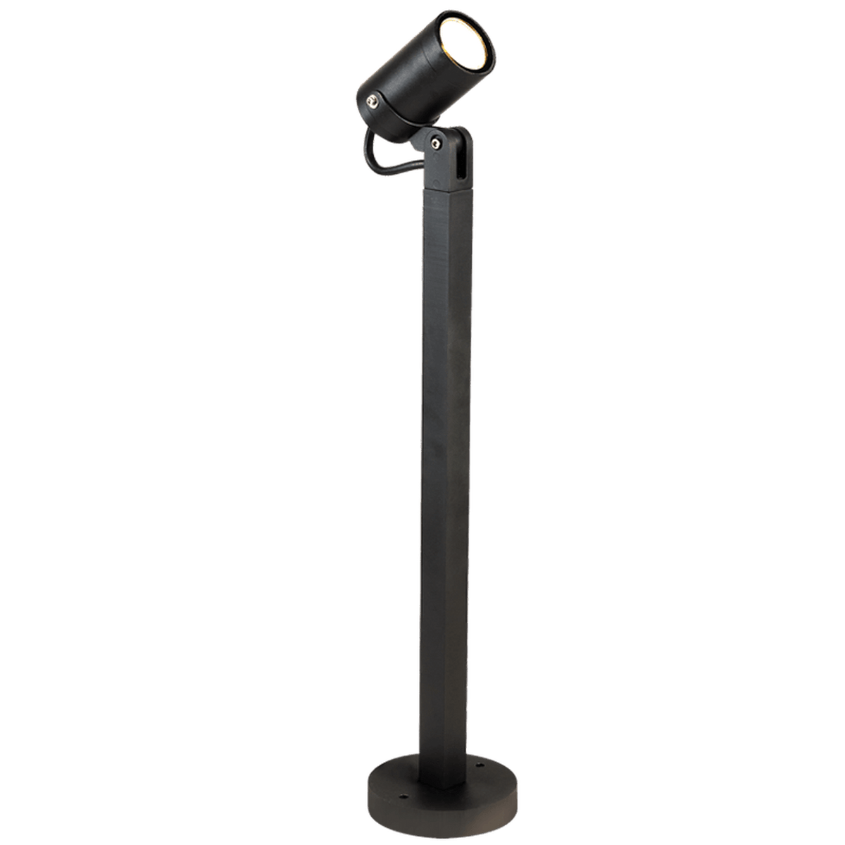 GU10 Aluminium Bollard — transparent background