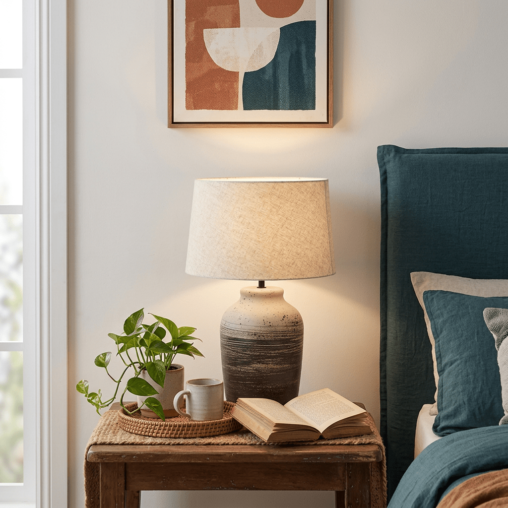 Stone Ceramic Table Lamp