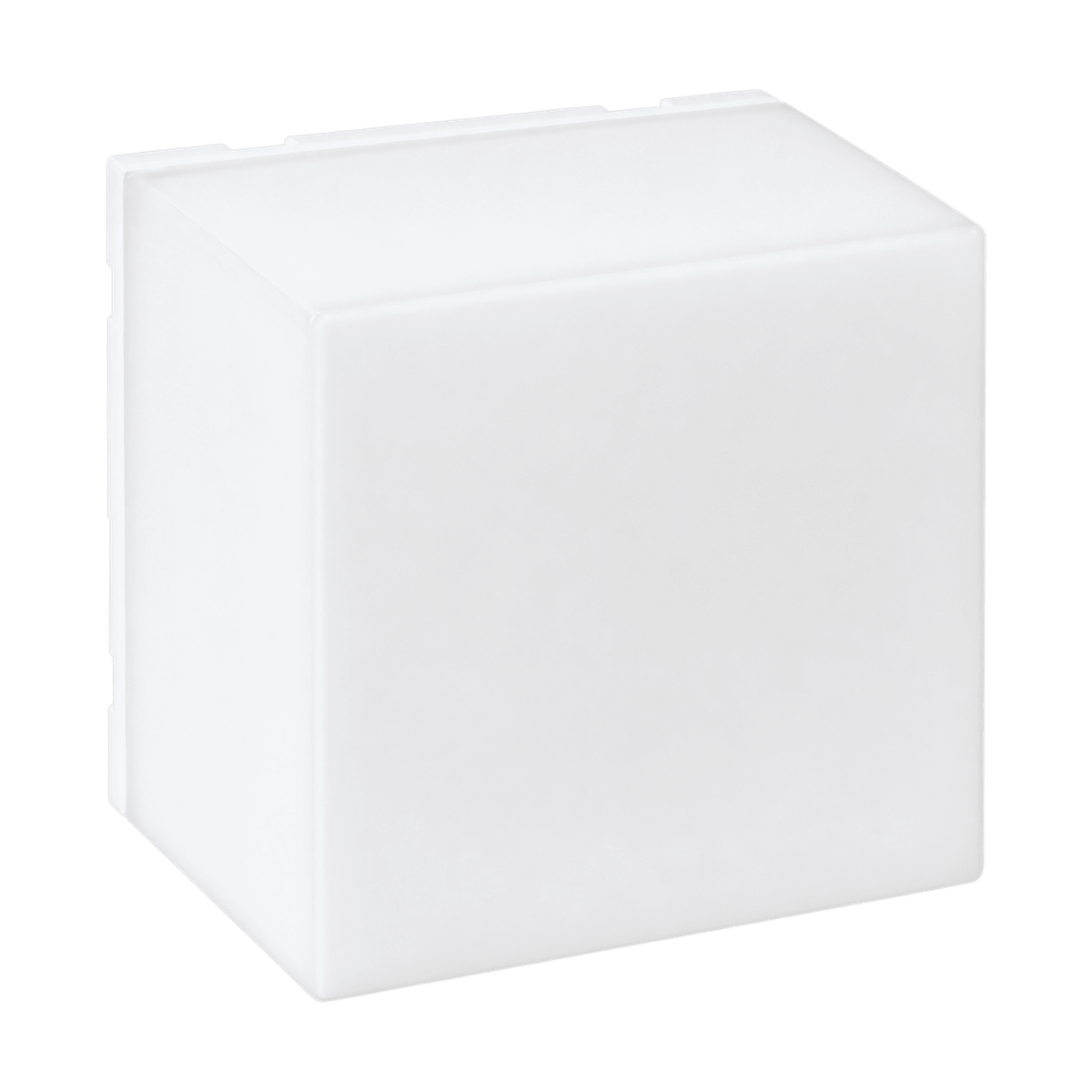 Arctic White Small Square CCT LED Bulkhead on a transparent background