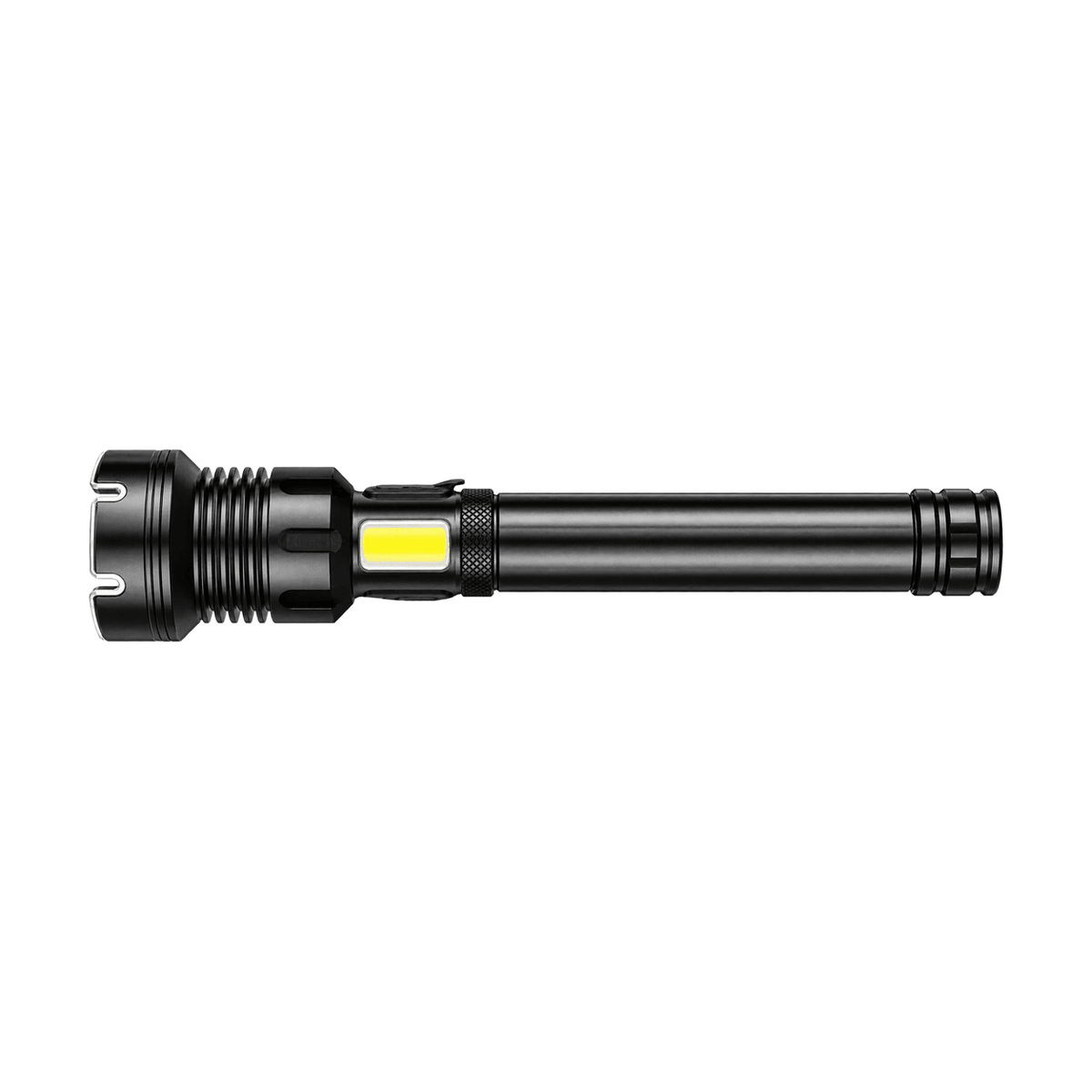 High Bright LED Flash Light - 2500 Lumens on a white background