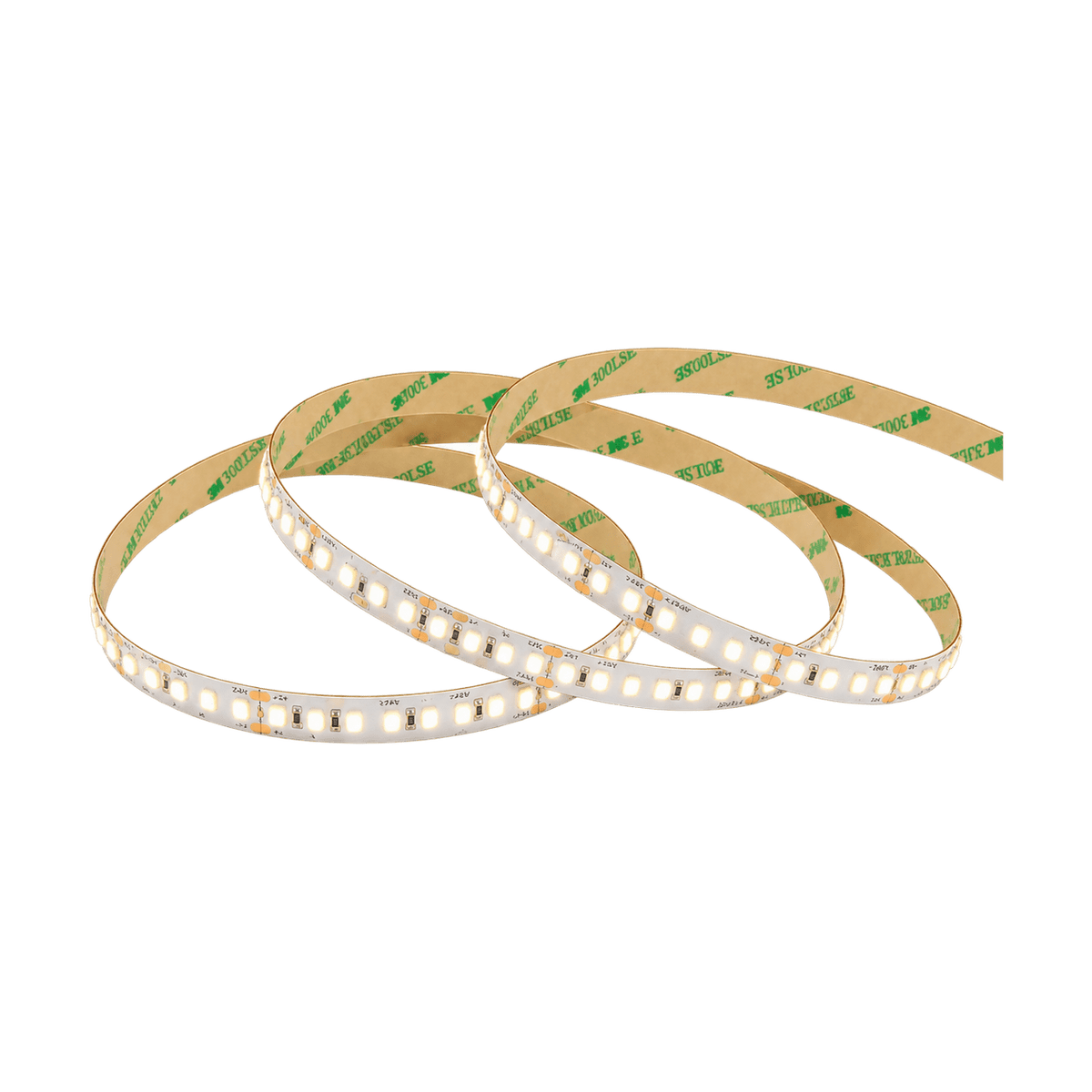 LED Strip Light 24V - 17 Watt, CRI 85 (5 Year) - Warm White (3000K) on a transparent background