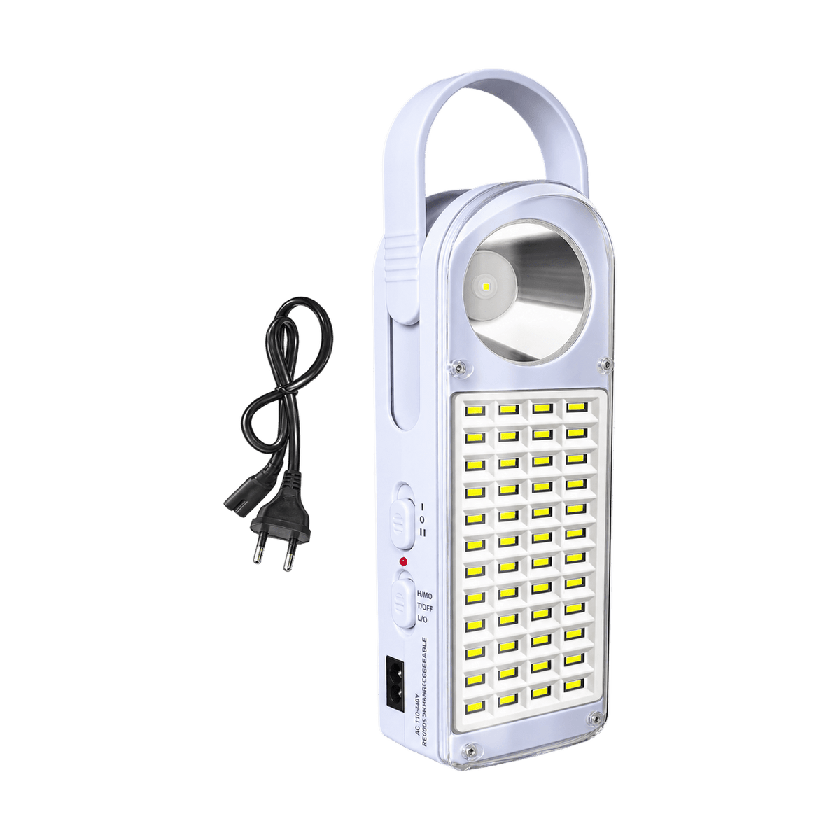 LumaGuard Rechargeable Emergency Light on a transparent background