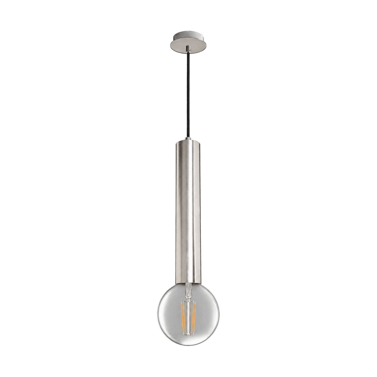 Transparent background catalog image of Grace Satin Chrome Pendant Light