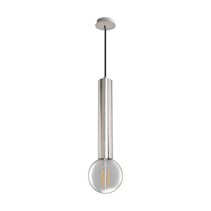 White background catalog image of Grace Satin Chrome Pendant Light