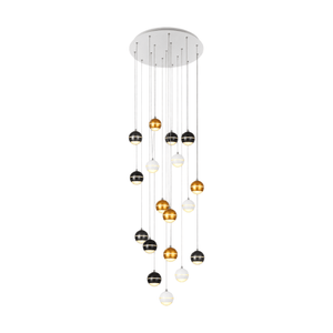 Ava Dimmable Cosmic Cluster Pendant Light on a white background